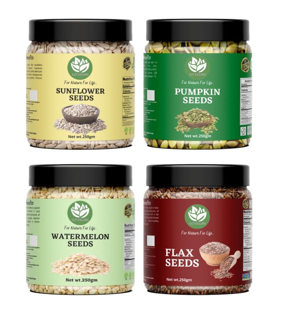 Go Vegan Raw Seeds Combo for Eating