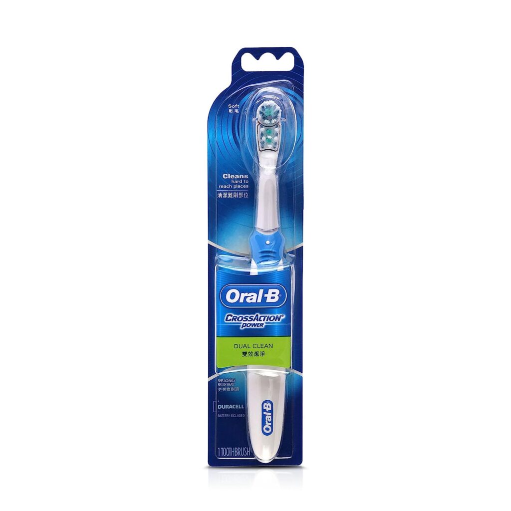 Oral B Cross Action Battery Powered Electric Toothbrush for adults
